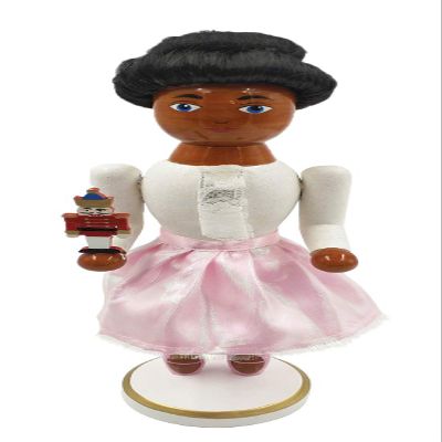 Santa's Workshop 14" AA Ballerina Nutcracker, White
