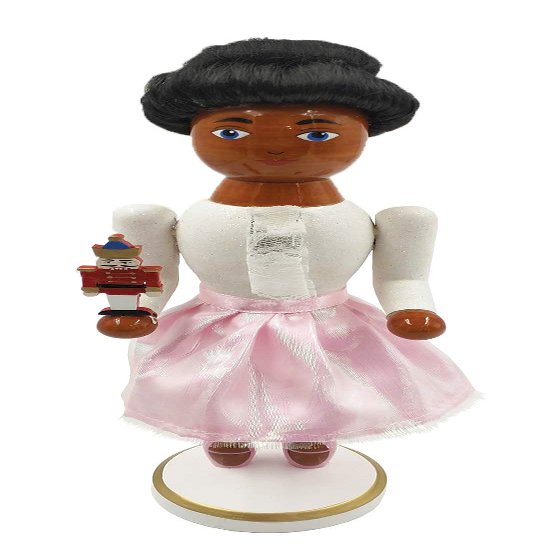Santa's Workshop 14" AA Ballerina Nutcracker, White