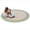 Joy Carpets Easy Going Area Rug in Color Sage, 5'4" Round view 3