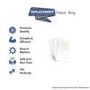 (12) Style 7 Vacuum Micro Filtration Paper Bags Replacement Part For Bissell # compare to part 32120 view 2