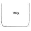 Aluminum Shower Curtain Track Set with Angled Bends in Multiple Styles (32" X 60" X 32" U-Shaped) view 2