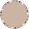 Joy Carpets Kid Essentials On The Border 5'4" Round Area Rug in Color Neutrals view 1