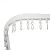 Aluminum Shower Curtain Track Set with Angled Bends in Multiple Styles (60" X 60" L-Shaped) view 1