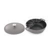 DASH Zakarian by Dash 4.5Qt Nonstick Cast Iron Braiser for Braising, Frying and More - Grey view 1