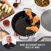 DASH Zakarian by Dash 4.5Qt Nonstick Cast Iron Braiser for Braising, Frying and More - Grey view 2