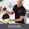 DASH Zakarian by Dash 4.5Qt Nonstick Cast Iron Braiser for Braising, Frying and More - Grey view 4
