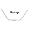 Aluminum Shower Curtain Track Set with Angled Bends in Multiple Styles (28" X 27" X 28" Neo Angle) view 2