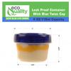[90 PACK] 4oz Twist Top Storage Containers - Airtight Plastic Food Storage Canisters with Twist & Seal Lids, Leak-Proof - Reusable, Stackable, BPA-Free Snack Containers view 3