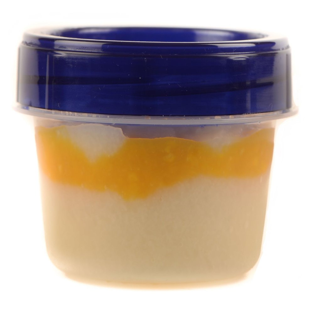 [60 PACK] 4oz Twist Top Storage Containers - Airtight Plastic Food Storage Canisters with Twist & Seal Lids, Leak-Proof - Reusable, Stackable, BPA-Free Snack Containers