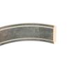 OVALCREST Oval Beveled Wall Mirror for Home Decor - Montreal Style - Silver Leaf with Brown Antique - 29x35 Outside Dimensions view 2