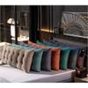 Bed Backrest Pillows, Headboard Pillow Reading Cushion Lumbar Back Cushion, with Removable Cover, Washable Wedge Pillow for Bed Rest,tv Pillow for Bed view 2