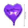 [10 Pack] Heart Shape Foil Balloons, 18" Mylar Balloons Aluminum Foil Decorations for Birthday Party/Wedding/Engagement Party/Celebration/Holiday/Show/Party Activities (Purple) view 2