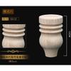 DIY Set of 4 Carvings Shaped Wood TV Table Legs Furniture Sofa Chair Ottoman Couch Bed Wardrobe Cabinet Legs Type-E view 2