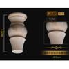 DIY Set of 4 Carvings Shaped Wood TV Table Legs Furniture Sofa Chair Ottoman Couch Bed Wardrobe Cabinet Legs Type-F view 2