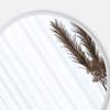 15.7 Inch Round Hanging Mirror/Makeup Mirror/High-end Home Decoration/Hanging Rope Round Mirror/Bedroom Living Room Toilet/Gold/White view 3