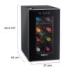 Cuisinart CWC-800CEN 8-Bottle Private Reserve Wine Cellar view 4
