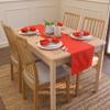 Encasa XO Table Runner 13"x72" Long | Cotton Canvas Fabric | Brick Solid Color | Machine Washable & Durable view 2