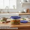 [10 PACK] 16 oz Twist Top Storage Deli Containers - Airtight Reusable Plastic Food Storage Canisters with Twist & Seal Lids, Leak-Proof - Meal Prep, Lunch, Togo, Stackable, BPA-Free Snack Containers view 4