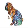 NIFAO Graffiti Bulldog Made of Resin Statue - Size: 8" L x 4" W x 7" H view 1