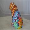NIFAO Graffiti Bulldog Made of Resin Statue - Size: 8" L x 4" W x 7" H view 4