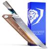 Dalstrong 12-Inch Slicing Knife - Valhalla Series - 9CR18MOV HC Steel - Celestial Resin & Wood Handle - Razor Sharp Slicer for BBQ, Brisket, Carving - With Leather view 1