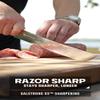 Dalstrong 12-Inch Slicing Knife - Valhalla Series - 9CR18MOV HC Steel - Celestial Resin & Wood Handle - Razor Sharp Slicer for BBQ, Brisket, Carving - With Leather view 3