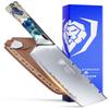 Dalstrong Nakiri Knife - 7 inch - Valhalla Series - 9CR18MOV High Carbon Steel - Vegetable Kitchen Knife - Celestial Resin & Wood Handle - Razor Sharp Asian Knife Gift- w/Sheath view 1