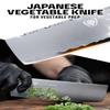 Dalstrong Nakiri Knife - 7 inch - Valhalla Series - 9CR18MOV High Carbon Steel - Vegetable Kitchen Knife - Celestial Resin & Wood Handle - Razor Sharp Asian Knife Gift- w/Sheath view 2