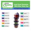 [100 PACK] 16 oz Twist Top Storage Deli Containers - Airtight Reusable Plastic Food Storage Canisters with Twist & Seal Lids, Leak-Proof - Meal Prep, Lunch, Togo, Stackable, BPA-Free Snack Containers view 2