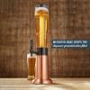 Hammer + Axe Beverage Dispenser  88 oz Party Drink Dispenser with Ice Tube & Tap| Drink Fountain for Beer, Water, Iced Tea| Mimosa Tower| Margarita Tower| BBQ & Tailgate Essential| Home Bar Accessory view 3