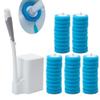 Disposable Toilet Wand Toilet Cleaning System Powerful Cleaning System Toilet Wand Kit (set,Brush head*50) view 1