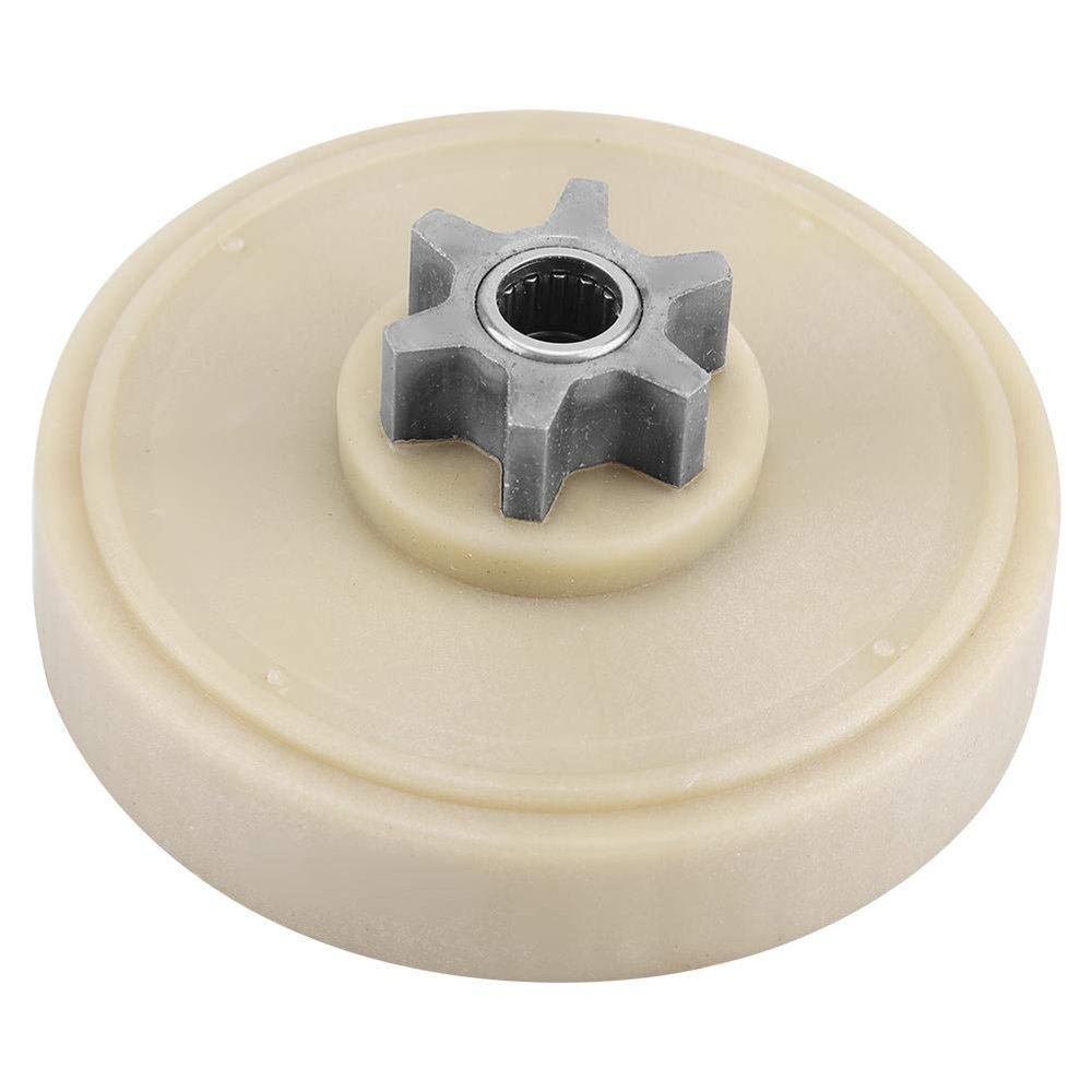 Electric Chainsaw Sprocket Replacement for 107713-01 717-04749 Remington MTD 55T 6 Metal Teeth Drive Chain Wear Resistant ABS Material Suitable for Regular Replacement