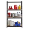 MISC 2300 Lb Riveted Shelving 4-Shelf 60" hx36 wx18 d Black Steel view 3