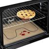 Cabilock 3pcs Mat Non-stick Oven Liners for Easy Grilling and Baking for Vegetables Fish and Kebabs Reusable and Easy to Clean Golden view 2