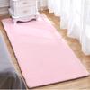 WJXBoos Plush Velvet Area Rug,Extra Soft Bedside Living Room Runner Rug,Cotton Bottom Thick Carpet,Premium Faux Fur Floor Mat Pink 120x180 cm view 1