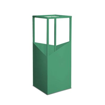 AYY Umbrella Rackss Metal Umbrella Holder, Assembled Long and Short Folding Umbrella Storage Rack, Independent Base Drip Tray, Suitable for Home Office, 4 Colors, 23x23x60cm (Color : Green)