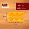Ganpati Modak Plastic Mould Strip/Modak Patti/Modak Sancha/ (Modak Patti 3 Cavity) view 4