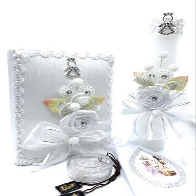 Casa Ixta First Communion Candle Set for Girl/Regalo sorpresa de Bolos (Tiempo limitado)