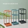 AYY Umbrella Rackss Metal Umbrella Stand, Rectangular Floor-Standing Wrought Iron Umbrella Holder, Small Entrance Hallway Storage Rack, 3 Colors, 20x20x53cm (Color : Blue) view 3