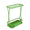 AYY Umbrella Rackss Umbrella Stand, Wrought Iron Commercial Umbrella Holder, Hotel Bank Hall Corridor Entrance Storage Rack, with Hook and Mobile Drip Tray, Green, 3 Sizes (Size : 18 Holes 10 Hooks) view 1