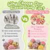 Suuker 27 Pieces Russian Piping Tips Set, Cake Decorating Supplies for Cupcake Cookies Birthday Party (12 Icing Tips, 10 Pastry Baking Bags, 2 Leaf Piping Tips, 2 Couplers, 1 Silicone Bag) view 4