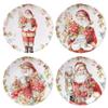 Certified International Christmas Story 9" Salad/Dessert Plates, Multicolored, Medium, Set of 4 view 1