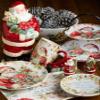 Certified International Christmas Story 9" Salad/Dessert Plates, Multicolored, Medium, Set of 4 view 3
