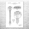 First Electric Guitar Poster Print, Frying Pan Guitar, Guitarist Gift, Recording Studio Art, Guitar Decor, Musician Gift Black & White (12 inch x 16 inch) view 1