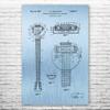 First Electric Guitar Poster Print, Frying Pan Guitar, Guitarist Gift, Recording Studio Art, Guitar Decor, Musician Gift Blue Steel (24 inch x 36 inch) view 1