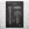 First Electric Guitar Poster Print, Frying Pan Guitar, Guitarist Gift, Recording Studio Art, Guitar Decor, Musician Gift Dark Concrete (24 inch x 36 inch) view 1