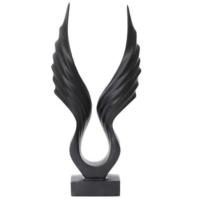 1pc Wing Figurine Wing Ornament Wing Tabletop Decor Resin Sculpture Wing Statue Table Topper House Accessories for Home Sculptures Home Decor Desk Topper Puppet Wine Cabinet