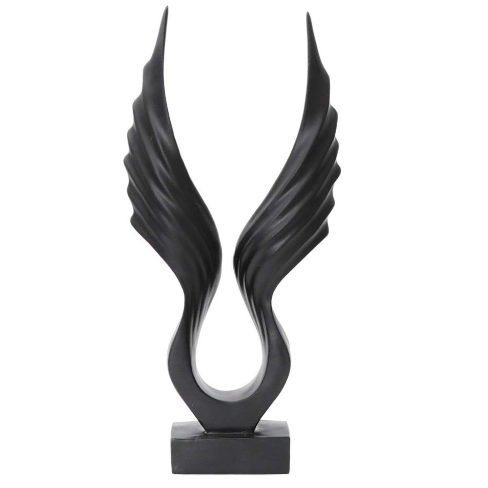 1pc Wing Figurine Wing Ornament Wing Tabletop Decor Resin Sculpture Wing Statue Table Topper House Accessories for Home Sculptures Home Decor Desk Topper Puppet Wine Cabinet