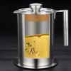 1pc Oil Strainer Pot Oil Filter Pot Can with Strainer Kitchen Can Storage view 3
