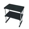 Cabinet Counter Shelf Organizer to Black Color and 2 Tier Expandable Stackable for Multifunctional on Kitchen Storage Dish Sauce Microwave Bathroom Shoes Book Shelf Living Room Household (2) view 1